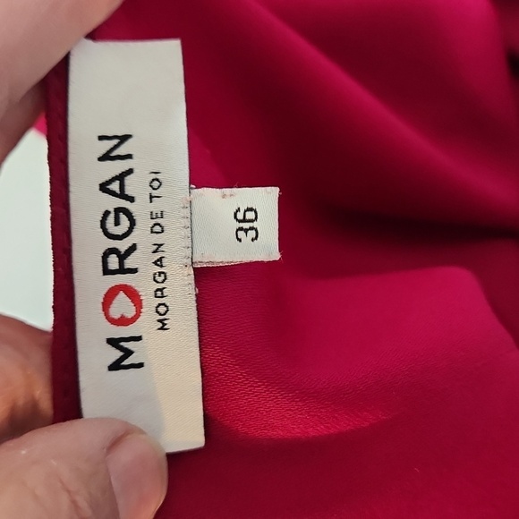 Morgan de Toi Raspberry Blouse - Picture 5 of 5